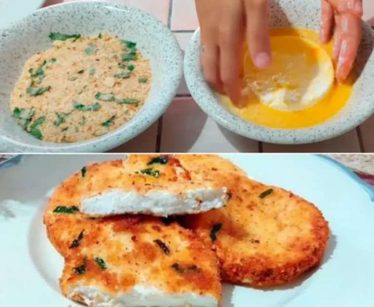 Affettate la ricotta e impanante in questo modo!