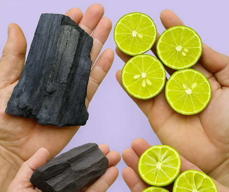 Limone e carbone: un mix dai molteplici benefici