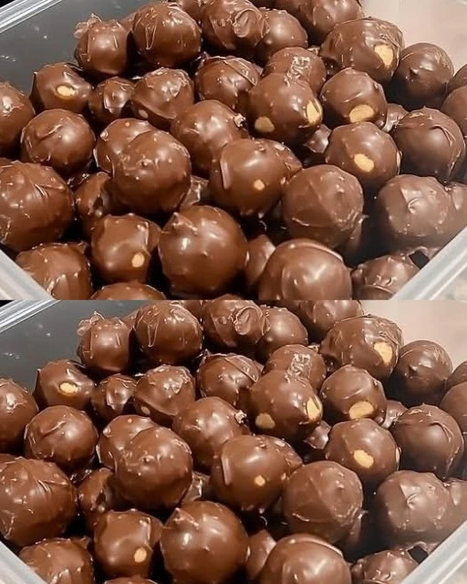Bolitas de mantequilla de cacahuete sin horno