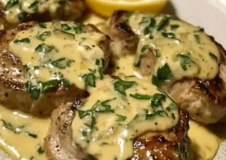 Involtini di vitello con salsa di crema al limone