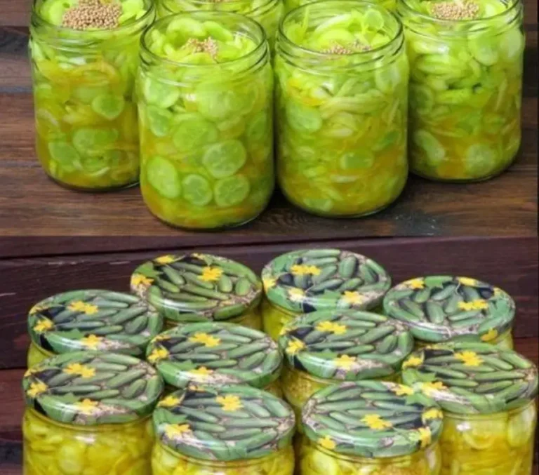 Ogni anno preparo solo 2 kg di cetrioli e li cucino per 3 minuti