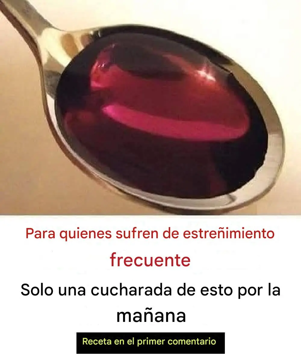 Solo una cucharada y correrás al baño: un remedio natural para aliviar el estreñimiento