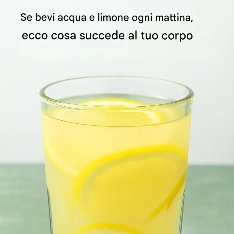 Ecco cosa succede al tuo corpo se bevi acqua e limone ogni mattina.