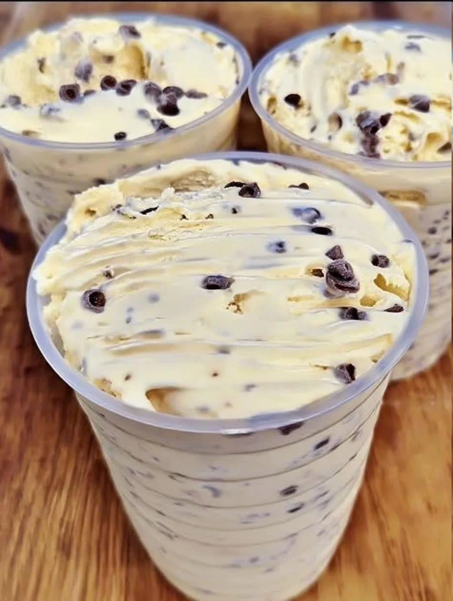 Helado Casero de Crema con Chispas de Chocolate (Sabor Flan o Flocos)