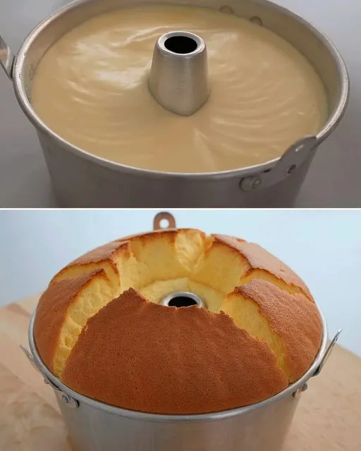 Torta chiffon passo dopo passo