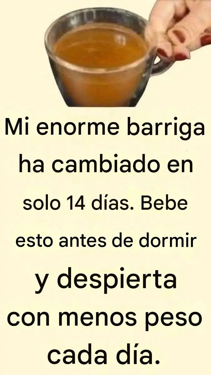 Bebida increíble para bajar de peso rápidamente