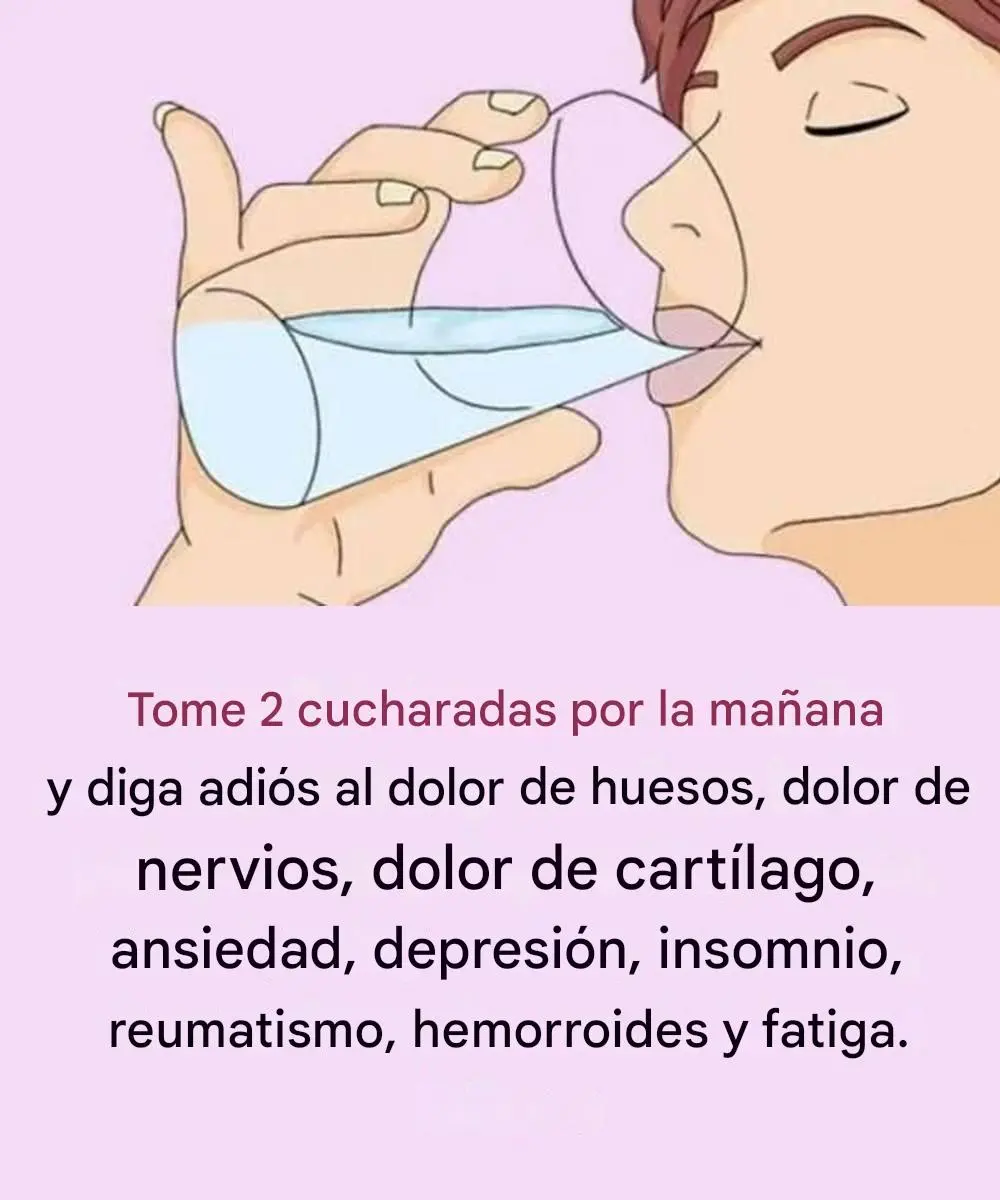 ¡Dos cucharadas por la mañana y olvídate del dolor de huesos, la diabetes, los nervios y la depresión!
