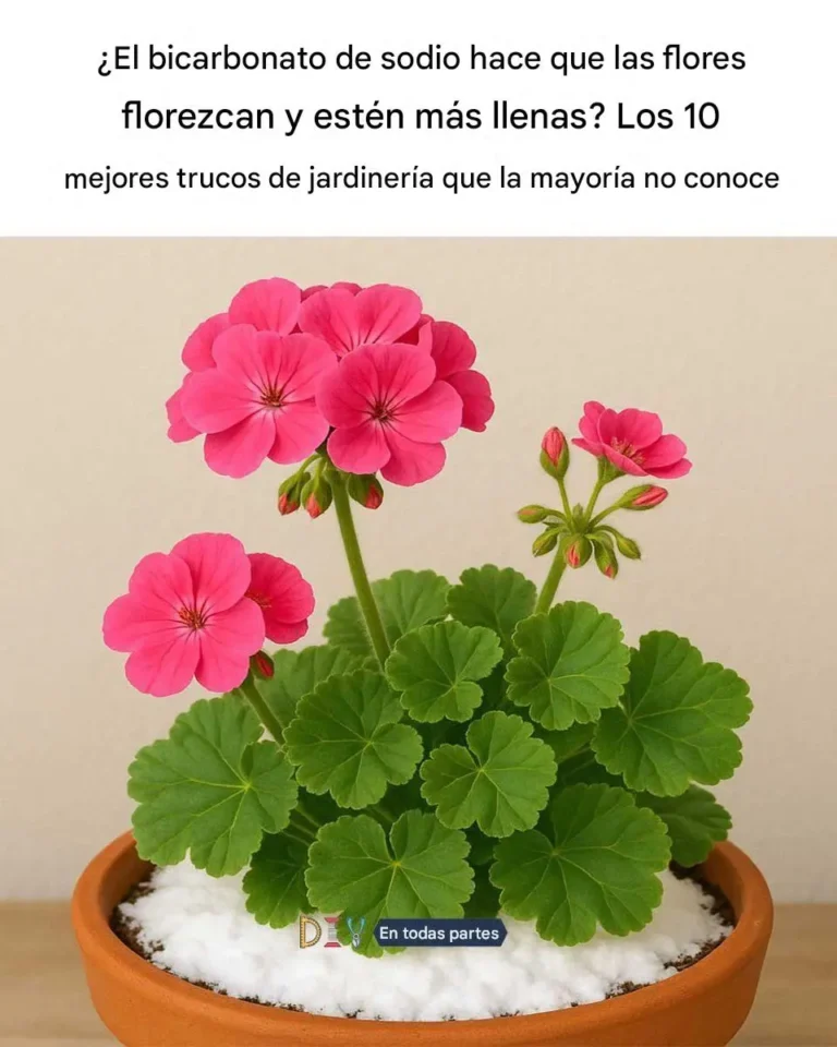 ¿El bicarbonato de sodio hace que las flores florezcan y crezcan más? 10 trucos de jardinería que la mayoría desconoce.