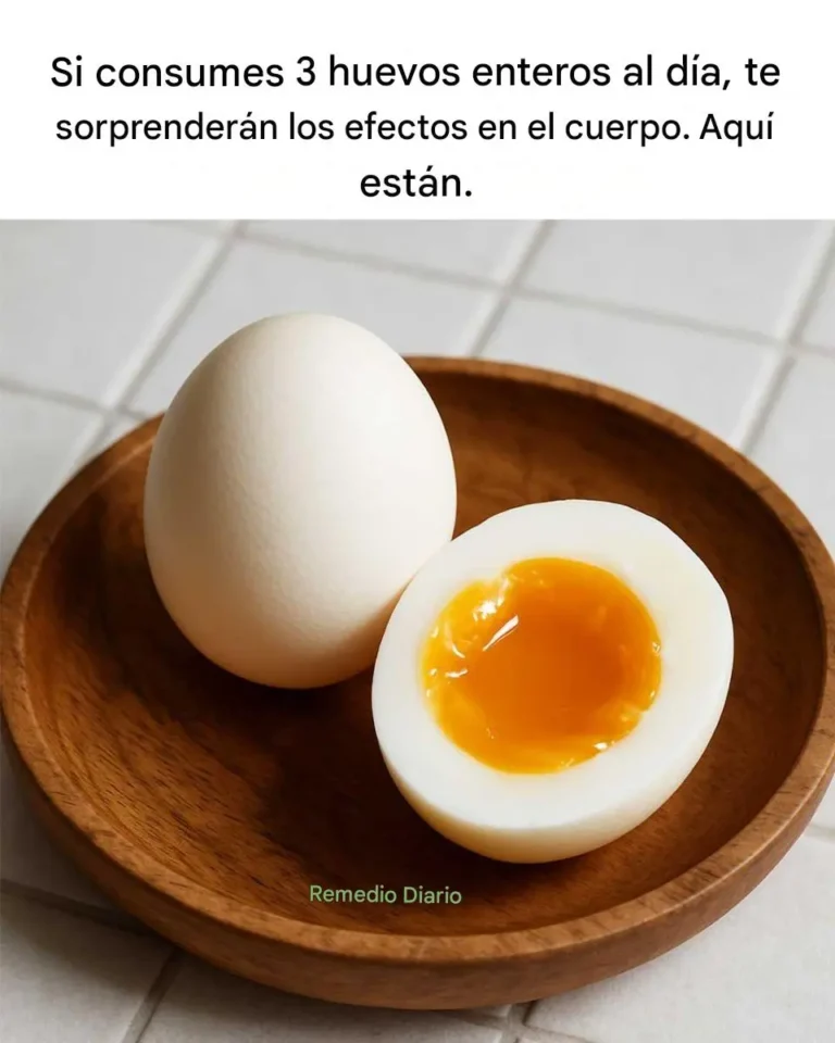 Si consumes 3 huevos enteros diariamente, te sorprenderás de los efectos en tu cuerpo.
