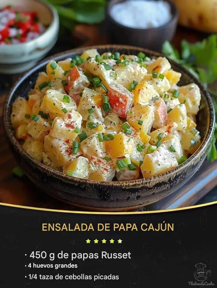 Ensalada de papa cajún