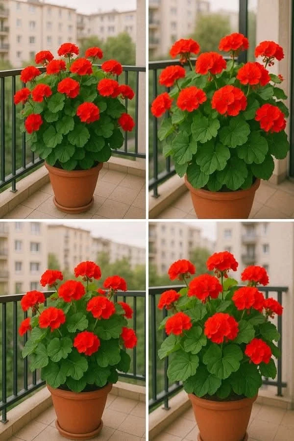 Vierta esto en su geranio urgentemente: detenga las hojas amarillas y haga que florezca magníficamente