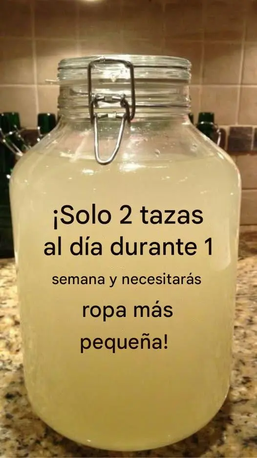 Bebida increíble para bajar de peso rápidamente