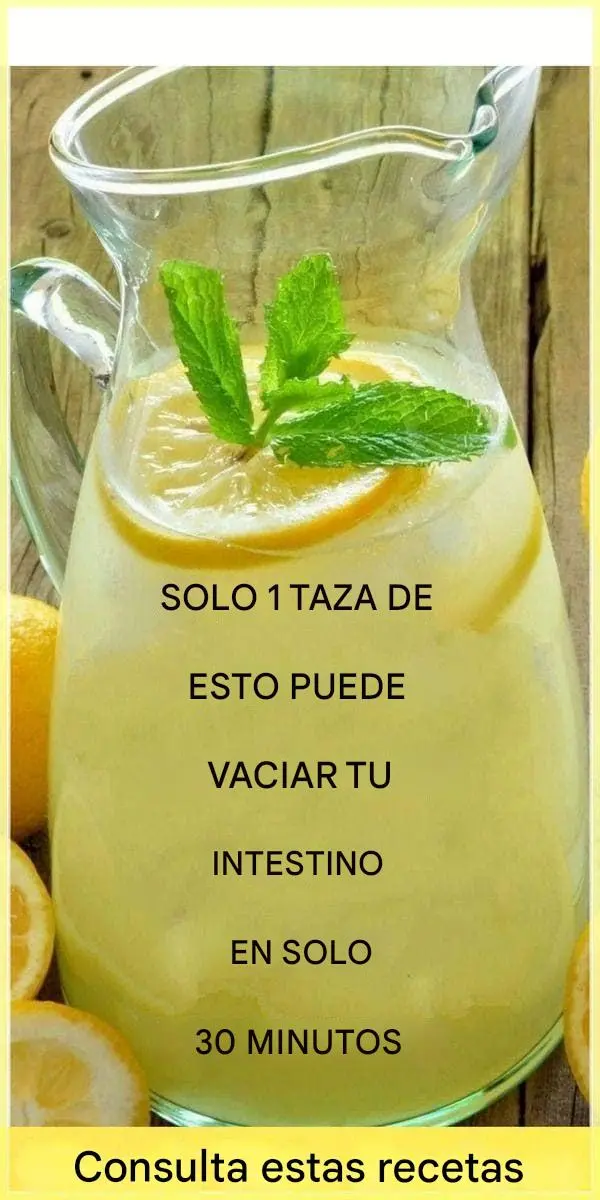 Bebida desintoxicante “secreta” totalmente natural