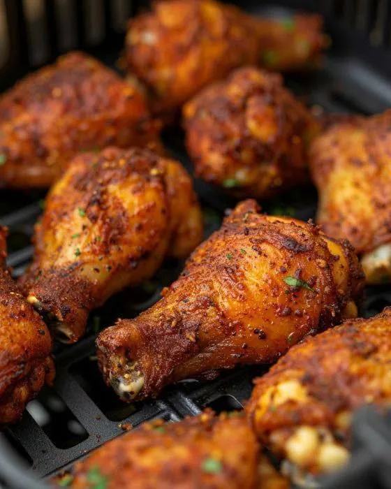 Pollo frito estilo sureño en freidora de aire