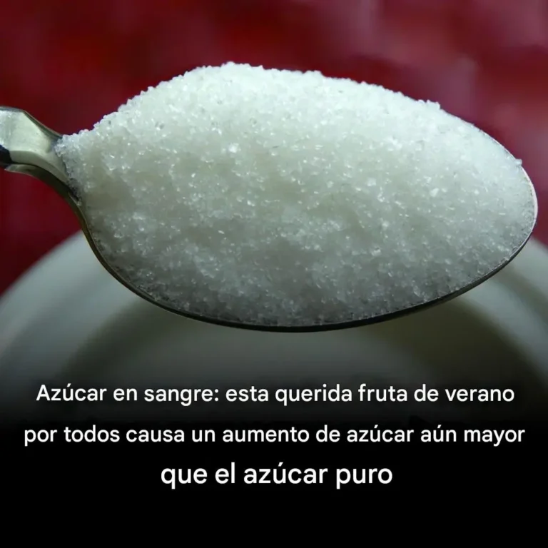 Azúcar en sangre: esta fruta de verano que tanto nos gusta eleva los niveles de azúcar más rápido que el azúcar puro.