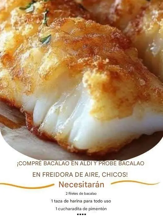 Compré bacalao en ALDI y probé el bacalao en la freidora de aire, chicos. ¡Creo que por fin he conseguido la receta perfecta!