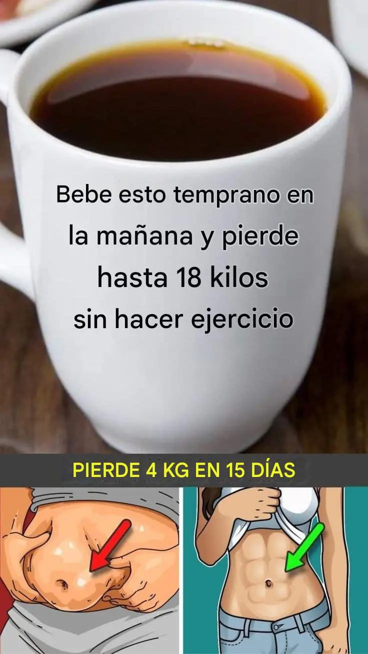 Mi esposa usó esta bebida y en solo 2 semanas perdió 40 libras fácilmente.