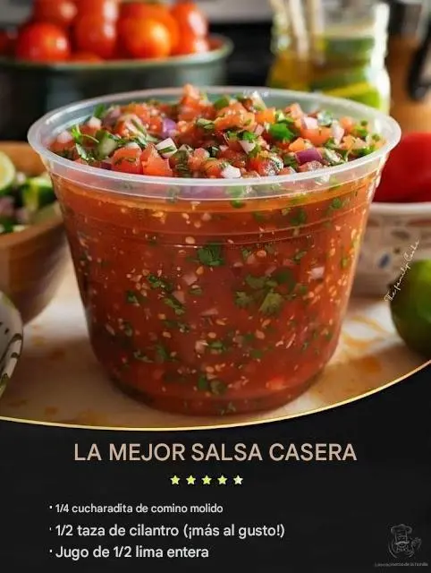 La salsa casera más deliciosa de la historia.